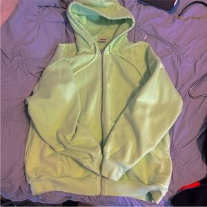 Aritzia Mint Green Women's Hoodie Sweater